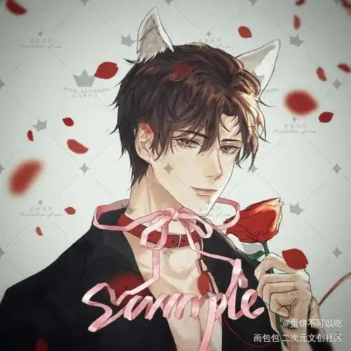 妹叔头像稿_188男团谁把谁当真妹叔赵锦辛黎朔日系同人头像绘画作品