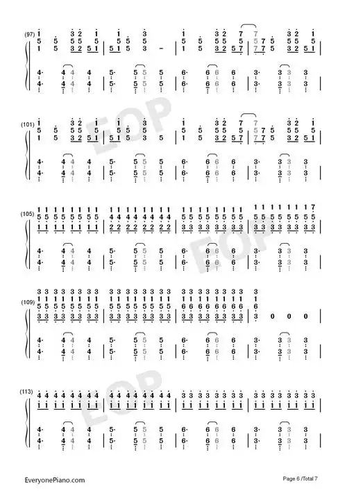 溯reverse-这一秒只想在爱里沉溺-抖音热歌双手简谱预览6