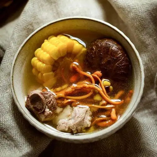 松济堂 家庭煲汤料 虫草花干贝玉米汤术后月子餐药膳 40gx2袋