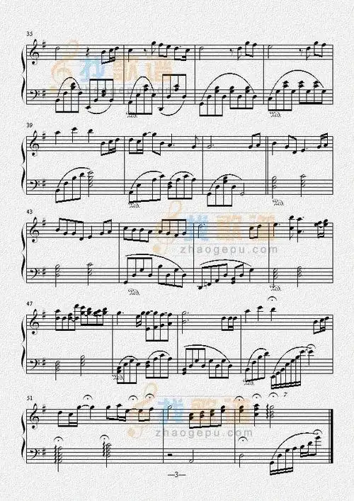 魔法城堡的钢琴简谱