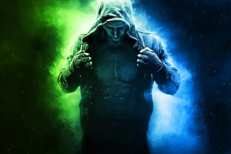 炫酷闪电烟雾风暴照片处理特效ps动作模板hyperstormphotoshopaction