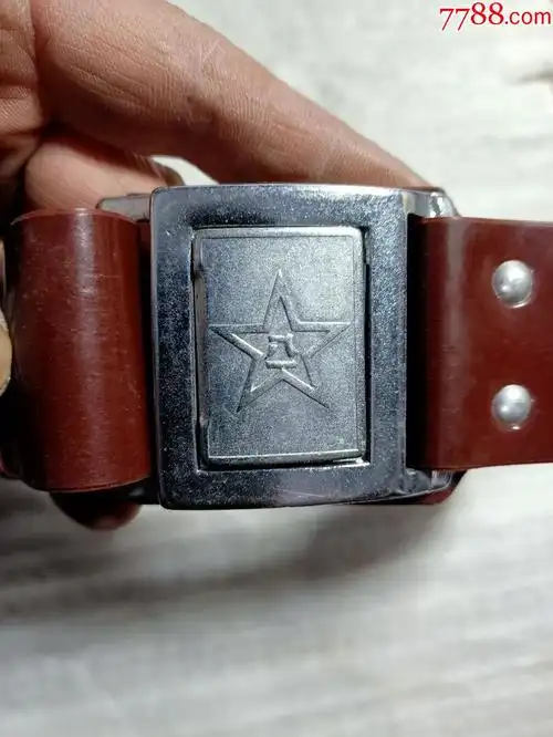 3523-1986军用武装带822,接近全新品,品相如图_腰链/腰带_鉴别图片