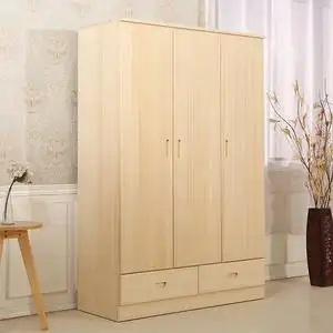 三门衣柜松木成人图片