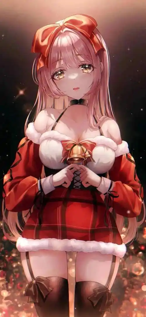 舔屏吧骚年!二次元女神手绘壁纸_插画_手机_漫画