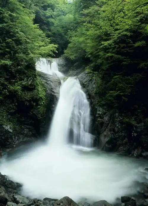 山中漂亮的瀑布写真图片图片素材下载(图片id:44104)_-自然风景-图片