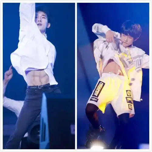 现在看看tfboys组合中的易烊千玺吧,他在tfboys组合中看上去最硬气,易