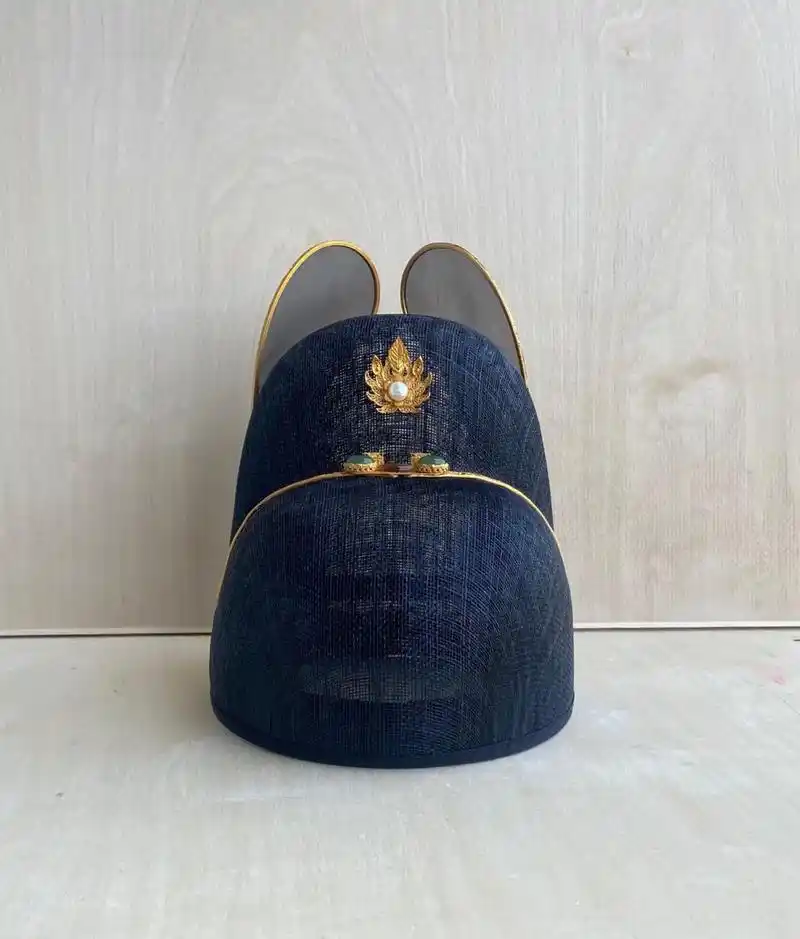 「肥鱼海棠」定制手作明中期翼善冠明代皇帝帽 ·这是简单素款,但气质