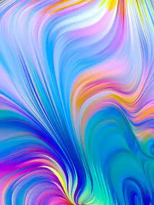 关于艺术和创造力的充满活力的五颜六色的背景设计香水系列