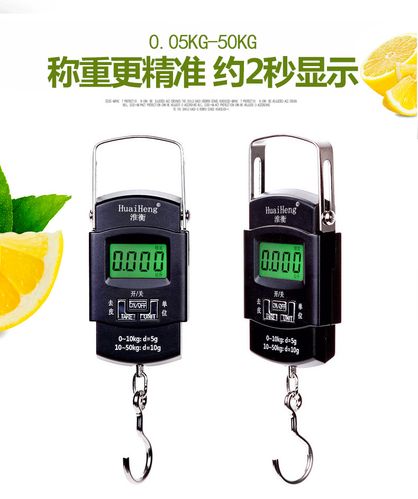 淮衡h88手提秤50公斤便携式电子称高精度快递秤迷你型电子秤挂秤