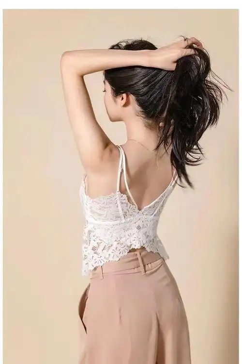 又纯又欲的蕾丝美背内衣,显瘦性感,舒服到犯规!