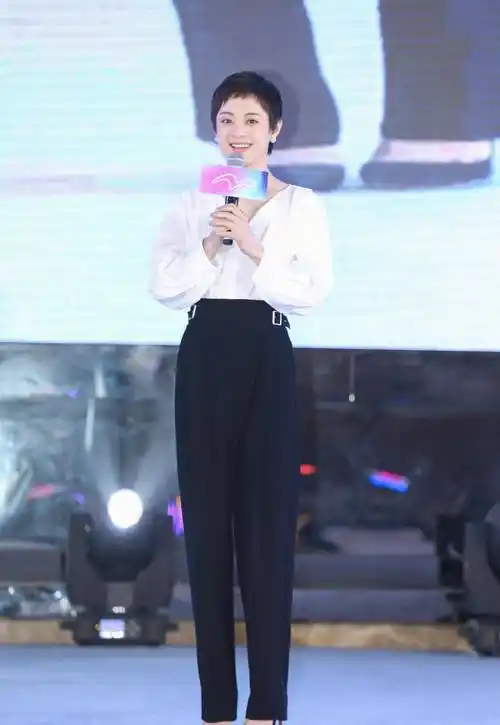 白衬衫虽然经典,但是也很容易撞款,大家可以参考孙俪的这件法式v领