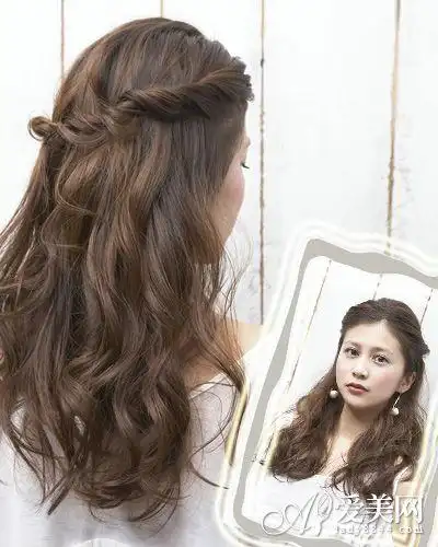 韩式淑女扎发发型 优雅迷人又个性