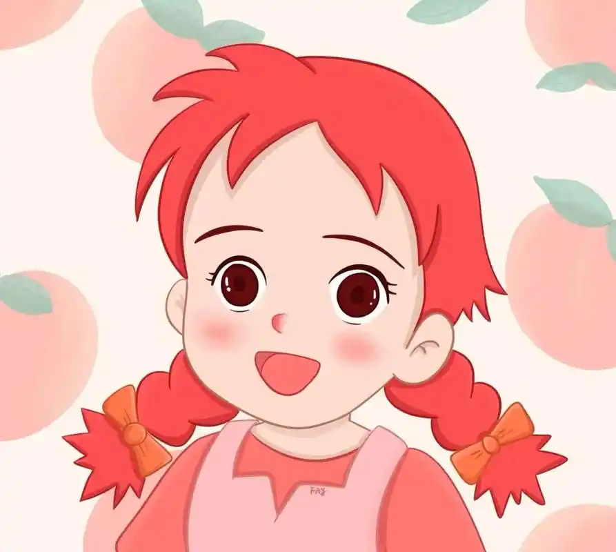 水蜜桃味女孩 #安妮#闺蜜头像  - 抖音