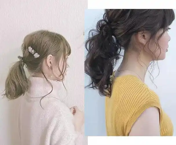 简单低马尾10种扎法中最有气质的几款,怎样扎马尾辫简单好看-图2