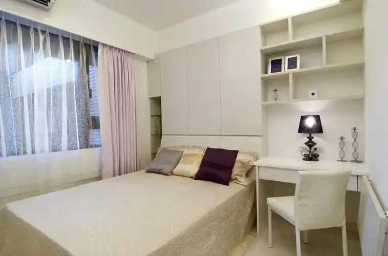 装修书桌设计效果图简约现代卧室书桌设计效果图儿童书桌设计效果图