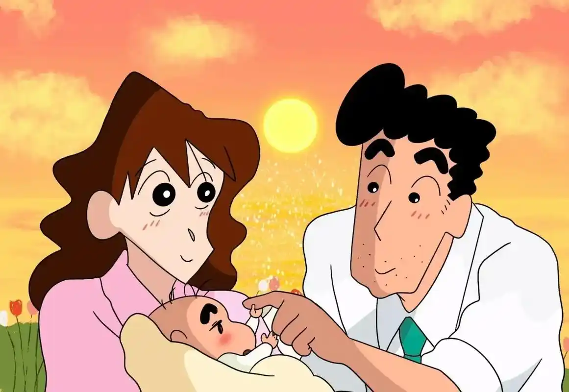 #蜡笔小新 #壁纸 分享之幸福的野原一家 - 抖音