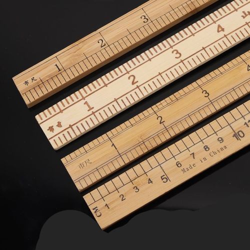 竹尺一尺市尺家用缝纫裁缝竹尺 量衣尺量布匹直尺子市尺子量衣尺