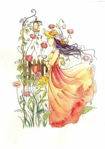 "生如夏花"泰戈尔诗集插画