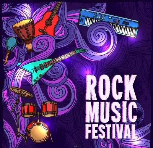 音乐节海报素材