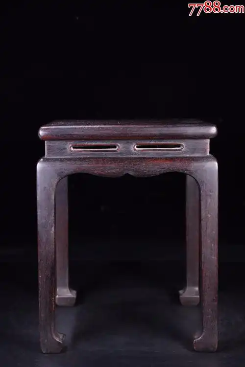 老紫檀木花几座