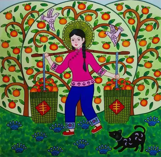 第四届龙抬头秀龙门线上农民画展览