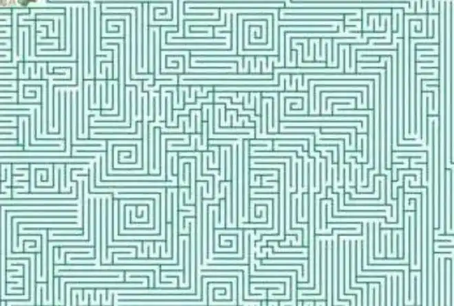 心理学第一印象选择最难的迷宫图测你的头脑能战胜多少人