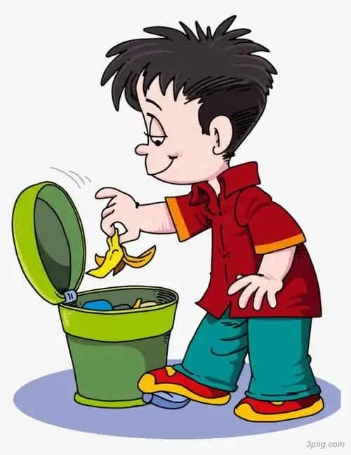 标签:垃圾桶垃圾扔垃圾小孩孩童垃圾桶卡通手绘人物垃圾垃圾分类垃圾
