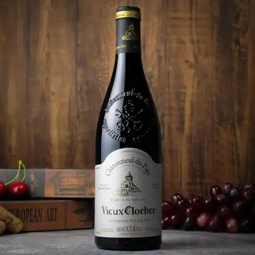 法国老钟楼教皇新堡干红葡萄酒