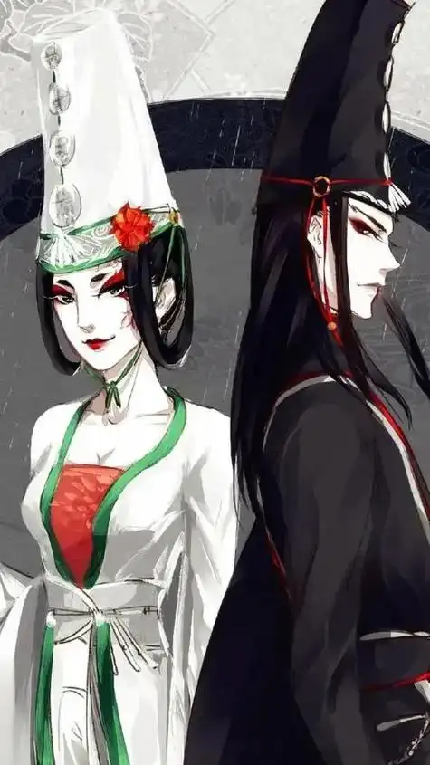 黑白无常图片喜欢的可以求图但我有个问题白无常到底是男的还是女的谁