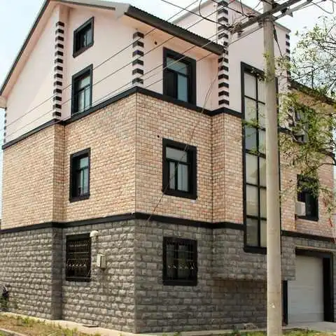 2021新款别墅庭院外墙砖瓷砖户外转天然蘑菇石外墙瓷砖背景墙砖庭院