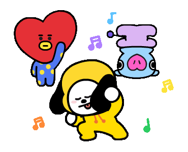 bts防弹少年团bt21gif动图表情包