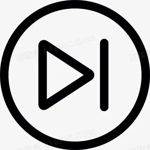 暂停圆形按钮图标