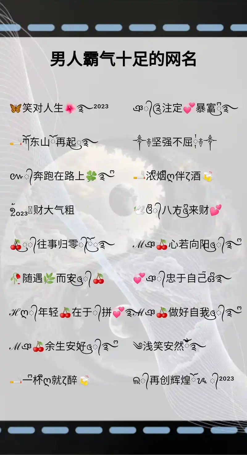 特殊符号网名.男人霸气十足的网名昵称#网名 #特殊符号网名  - 抖音