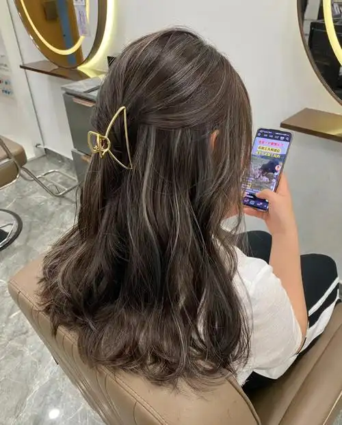 超a小众欧美发色白金挑染