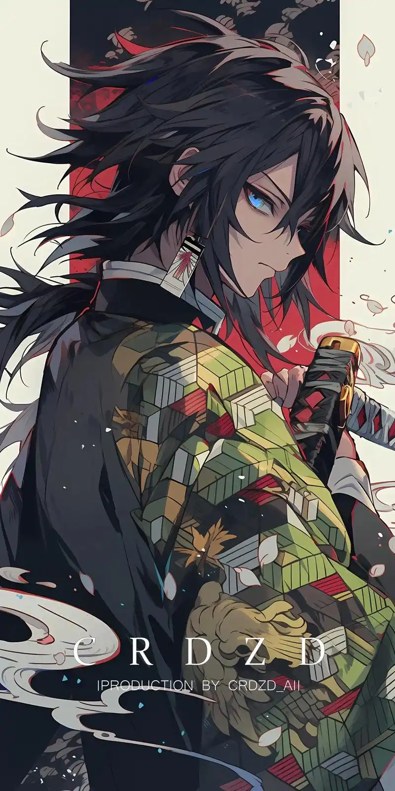 呼声最高的富冈义勇来咯.#ai #壁纸 #鬼灭之刃 #富冈义 - 抖音