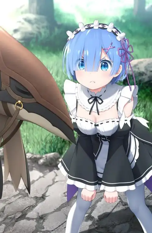 蕾姆插画图片壁纸