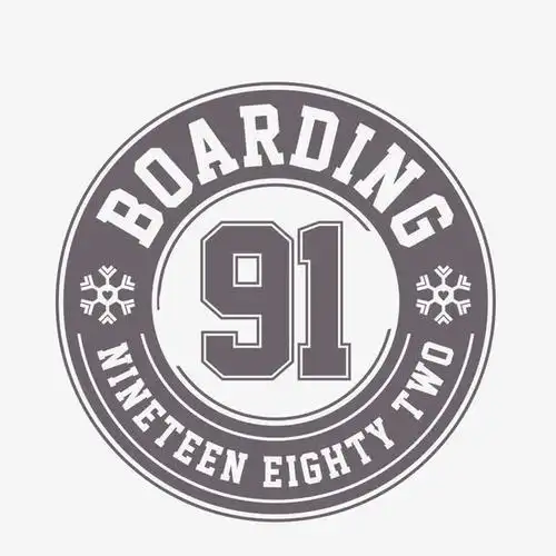 徽章几何t恤图案