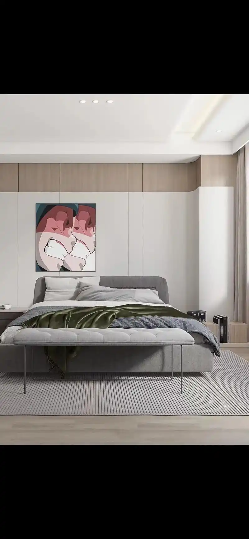 热爱生活,也会被生活治愈🍹.#设计案例分享 #卧室背景墙设 - 抖音