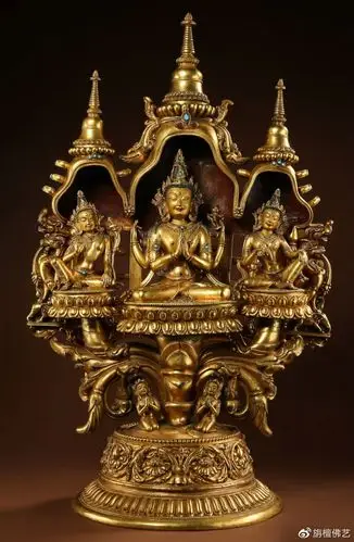 藏传佛教金铜佛像