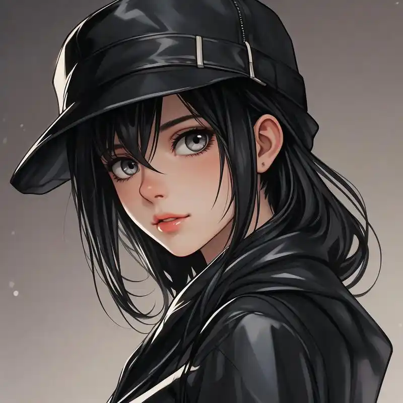 96女生戴帽子的魅力头像95 每个女生都应该有一张戴帽子的头像