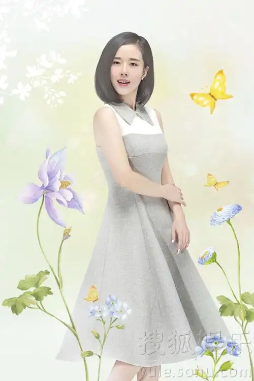 颜丹晨生日写真曝光亦真亦幻淡雅如斯