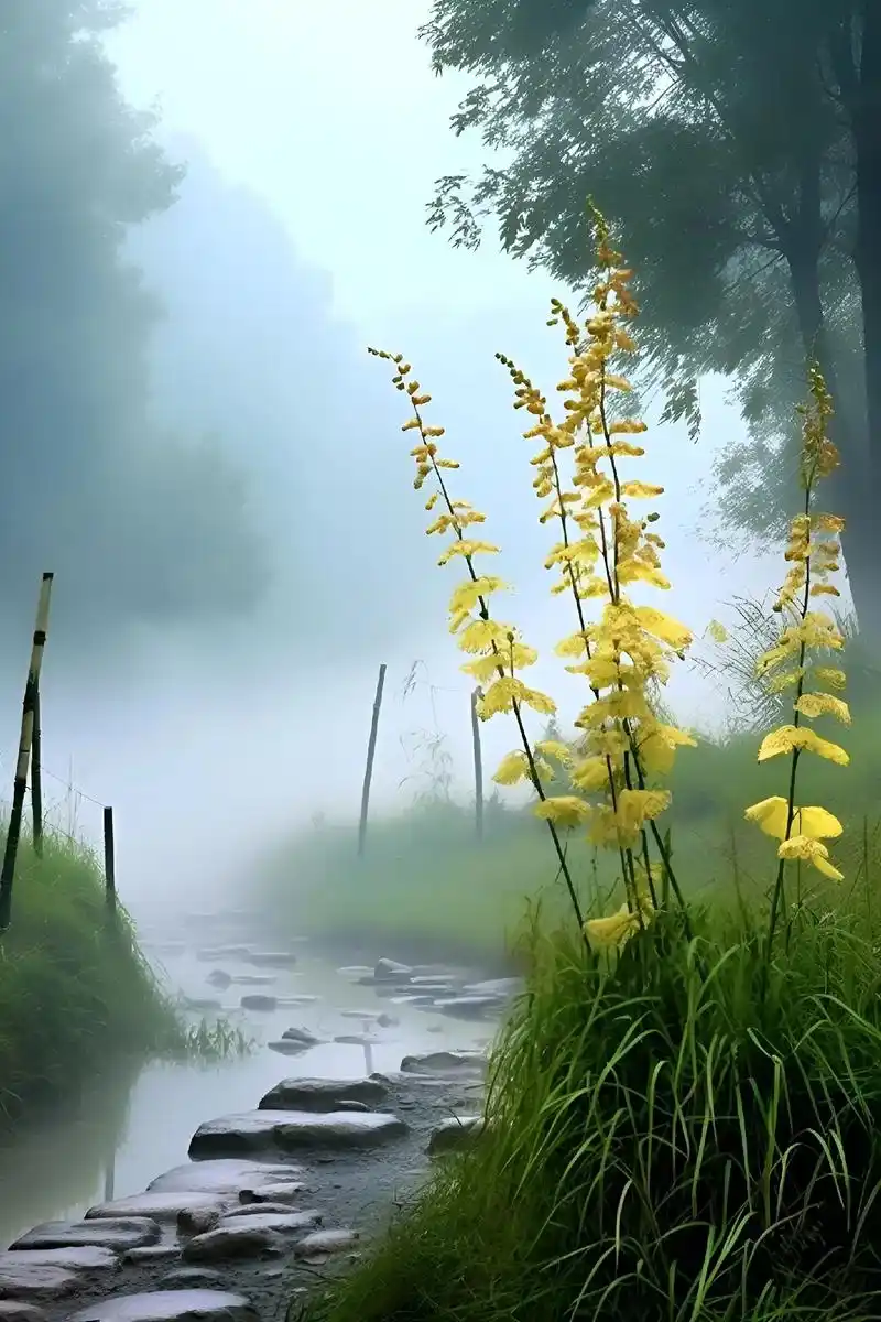 雾中竹风 #云雾缭绕人间仙境 #唯美意境 #竹 #治愈系风景 - 抖音