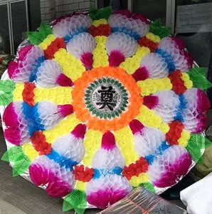 殡葬用品特价白事布花圈低价批发布花圈 纸活纸扎花圈材料骨灰盒