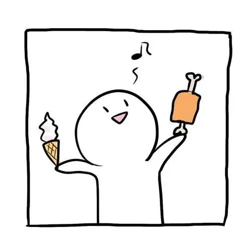 楼上楼下系列/情头/白色简笔画小人/萌系