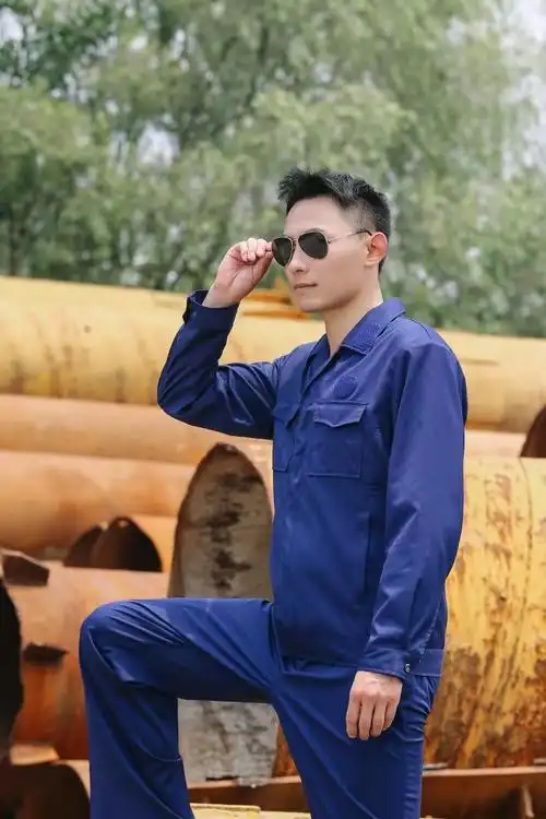 【际华出品】火焰蓝专职春秋备勤服消防员长袖备勤服国家队套装