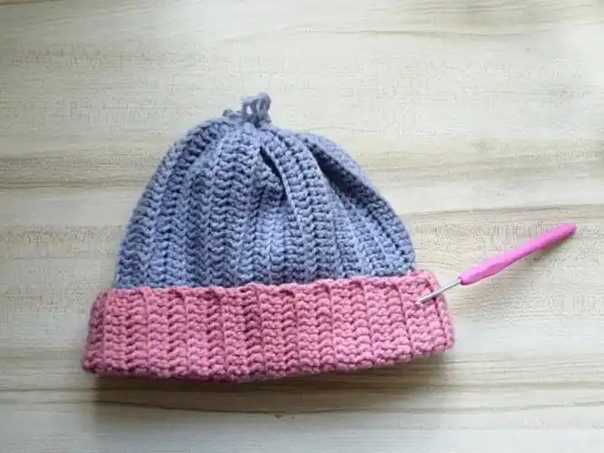 自己手工编织帽子