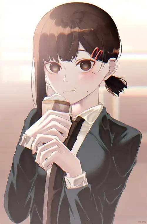 《电锯人》东山小红插画图片