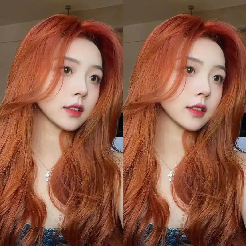 蜜糖橘棕92很适合白皮9292蜜糖橘棕发色96是 - 抖音