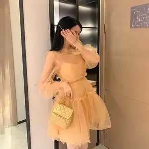 网纱透明连衣裙蛋糕