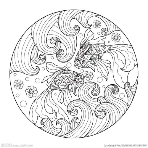 双鱼设计图__广告设计_广告设计_设计图库_昵图网nipic.com